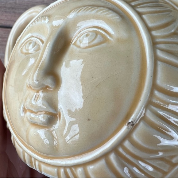 VTG Shafford Celestial Rise and Shine Sun Cream and Sugar Set Yellow Taiwan GUC - Picture 16 of 16